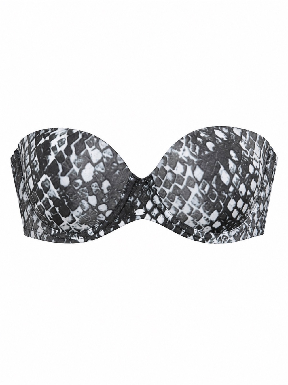 Calvin Klein Snake Print Strapless Bra 32C Y2K Bandeau Lingerie